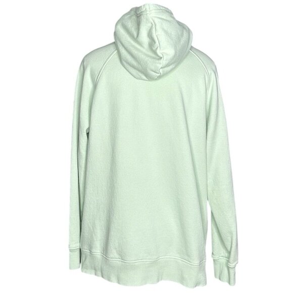 The North Face Women’s Mint Green Half Dome Hooded Long Sleeve Sweatshirt L/C44 - Picture 4 of 16